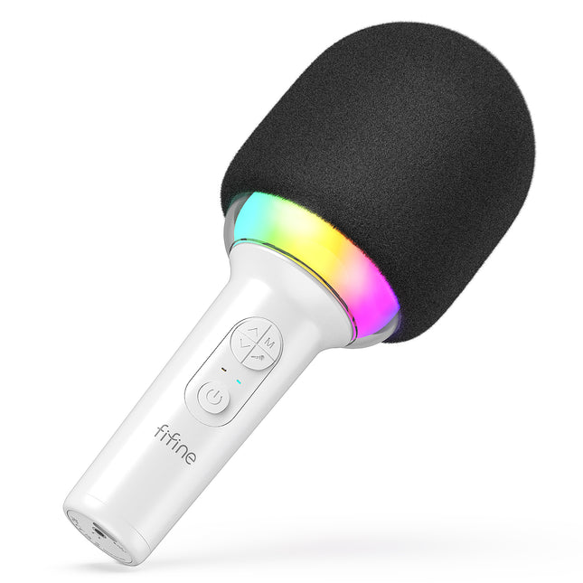 Microphone de karaoké sans fil Bluetooth avec haut-parleur intégré