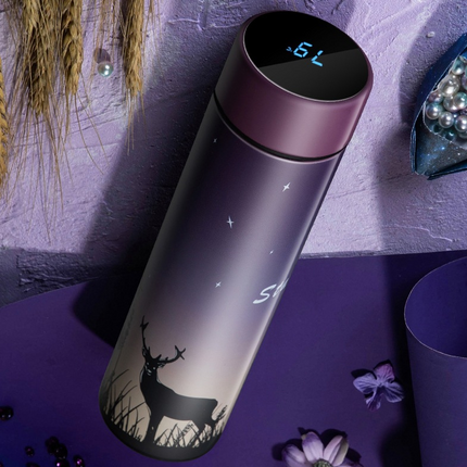 Stainless steel vacuum flask LED touch display temperature - Wnkrs