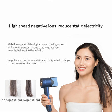 220V Leafless Personal Hair Dryer with Negative Ion Styling Tool - Wnkrs