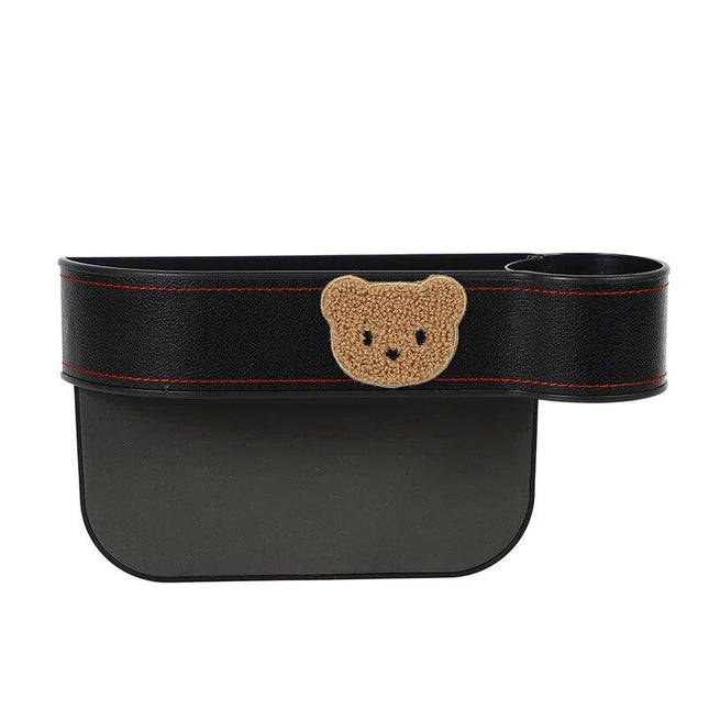 Cute Cartoon Bear Car Seat Gap Organizer with Tissue Holder - Wnkrs