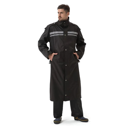 Men's Long Waterproof Raincoat