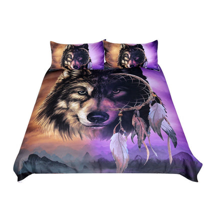 Wolf Three-piece bedding set - Wnkrs