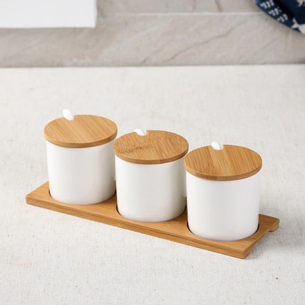 Seasoning Jar Seasoning Bottle Salt Monosodium Glutamate Seasoning Box Set Household - Wnkrs