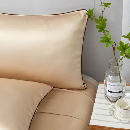 Silk satin plain single pillowcase - Wnkrs