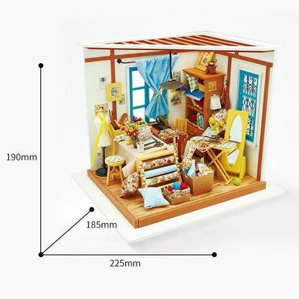 Enchanting Wooden Miniature Dollhouse Kit - Wnkrs