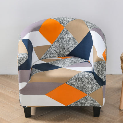 Elastic round spandex Non-slip single sofa cover - Wnkrs