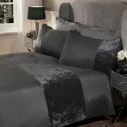 Pressed velvet panel duvet cover - Wnkrs