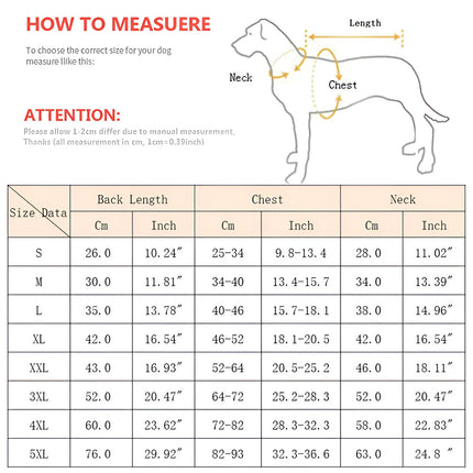 Imperméable pour chiens de taille moyenne et grande