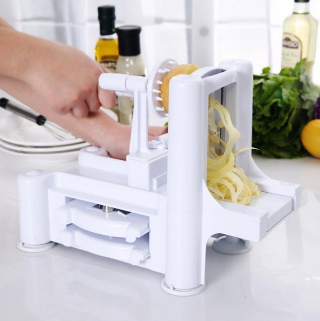 Multi-function Hand-rotating Push-type Vegetable Cutter Shredder Potato Cutter - Wnkrs