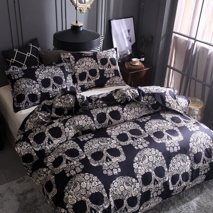 Skull Home Textiles Set Quilt Cover - Wnkrs