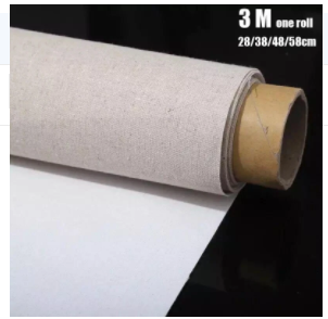 Linen blended coated canvas