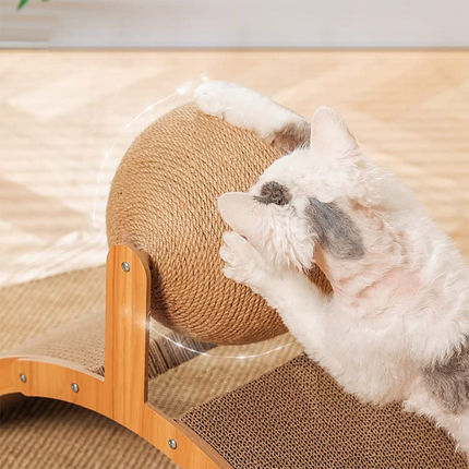 Planche à gratter résistante à l'usure pour chat et jouet en corde de sisal