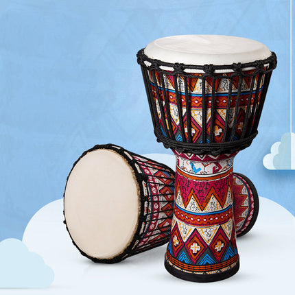 Qiangu Sheepskin African Drum Cloth Handmade Drum For Children''s Kindergarten Beginners 8 "10" Professional Yunnan Lijiang Drum - Wnkrs