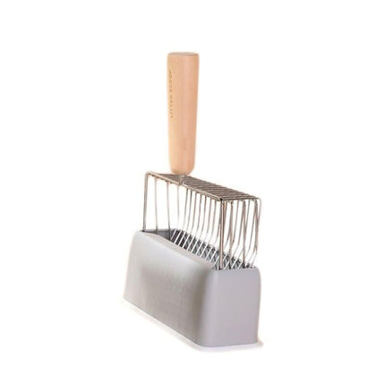 Durable Cat Litter Scoop with Wooden Handle - Wnkrs