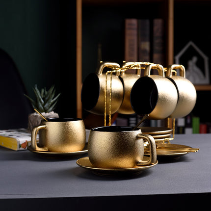 Golden coffee cup set - Wnkrs