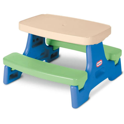 Kid-Friendly Picnic Table with UV Protection Umbrella - Wnkrs