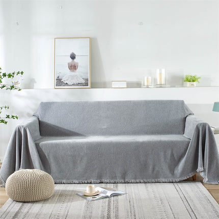 Anti-scratch Solid Color All-inclusive Non-slip Sofa Cover - Wnkrs