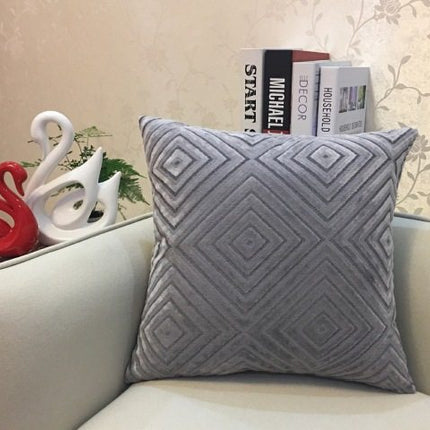 Home Decorative Sofa Throw Pillows Flannel Cushion Cover - Wnkrs