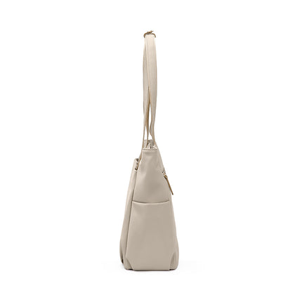 Bolso de hombro moderno con cremallera para mujer