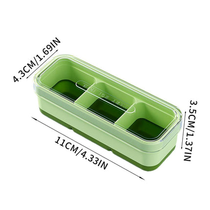 Square Ice Cube Tray with Lid for Perfect Cocktails