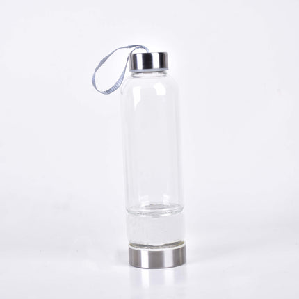 Natural crystal gravel water bottle - Wnkrs