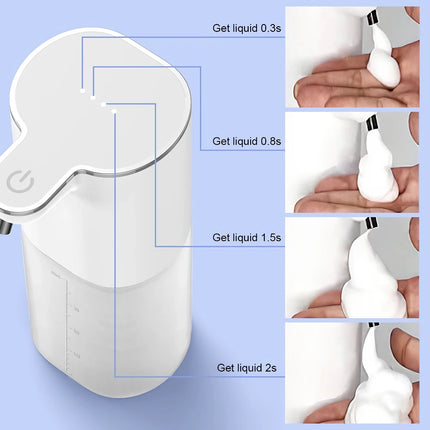 Distributeur automatique de savon mousse sans contact avec chargement de type C