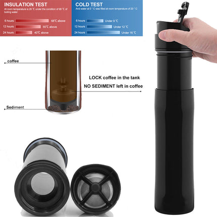 Stainless steel pressure pot coffee maker - Wnkrs