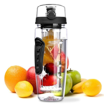 BPA Free Fruit Infuser Juice Shaker Sports Lemon Water Bottle Tour hiking Portable Climbing Camp Bottles - Wnkrs