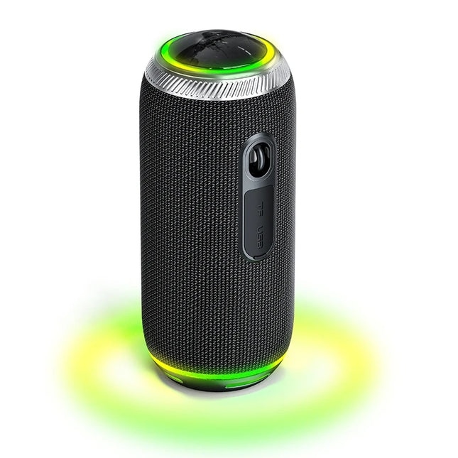 Portable 16W Bluetooth Speaker with RGB Lights & Bass Boost