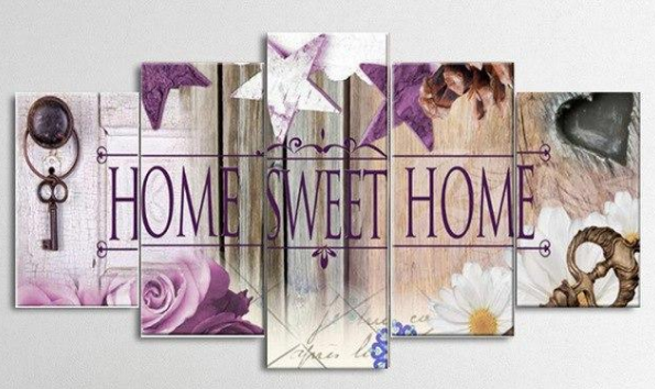 Diamond Painting - Multi-Bild Home Sweet Home - Wnkrs