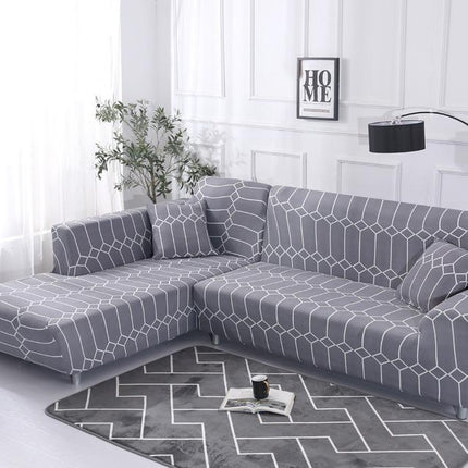 Modern Stretch Kaleidoscope Fabric Sofa Cover - Wnkrs