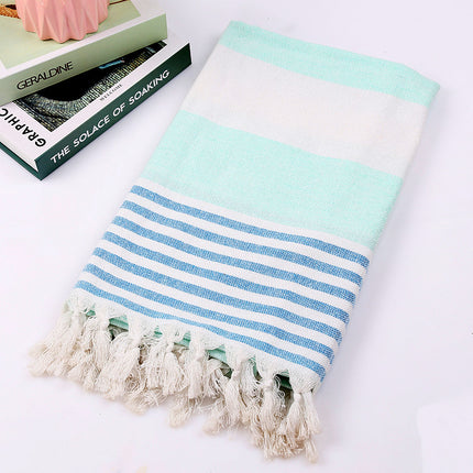 Cotton striped beach towel 100x180cm - Wnkrs