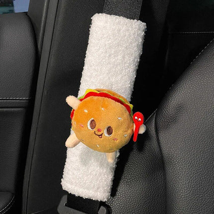 Plush Cartoon Car Seatbelt Covers for Kids - Wnkrs