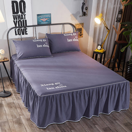 Beauty bed cover brushed bed skirt - Wnkrs