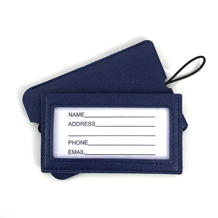 Premium PU Leather Luggage Tags