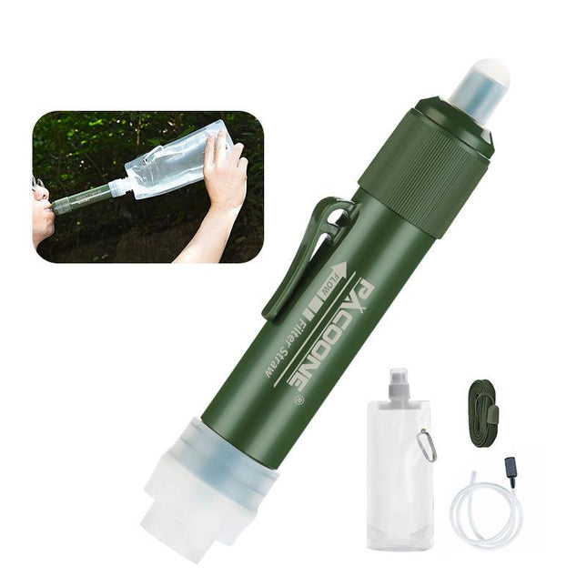 Mini paille de purification d'eau portable pour le camping