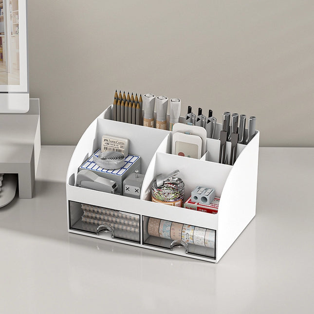 Organiseur de bureau transparent de style petit tiroir