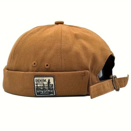 Gorra estilo melón sin visera vintage