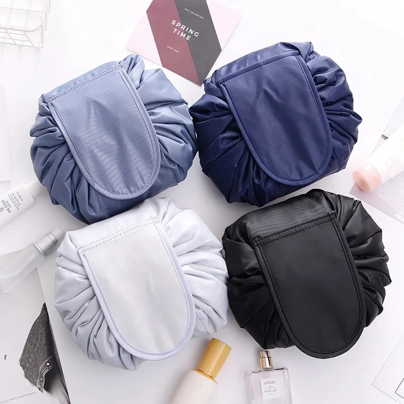 Drawstring Makeup Bag and Travel Organizer