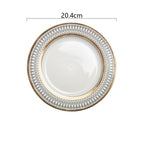 Gold plate / 8 inches