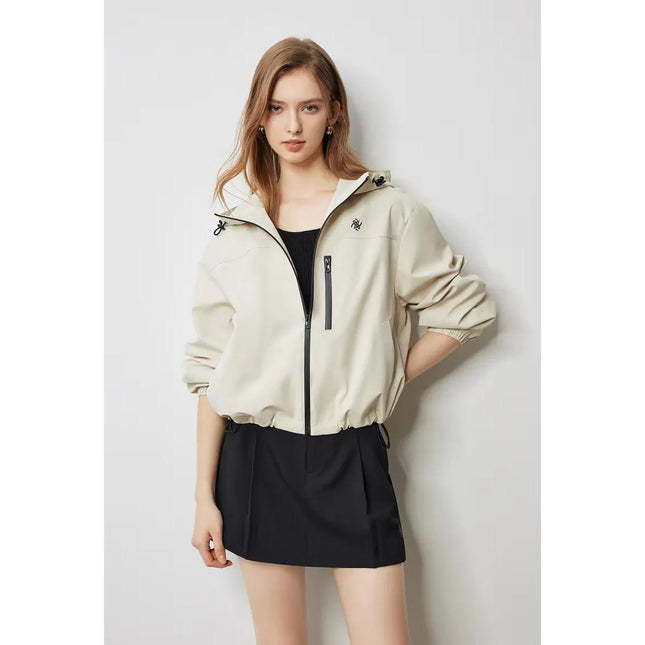 Women's Hooded Outdoor Workwear Cardigan Jacket