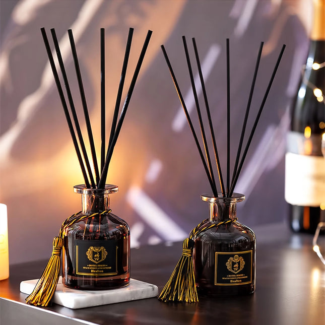 Diffuseur d'aromathérapie élégant en rotin
