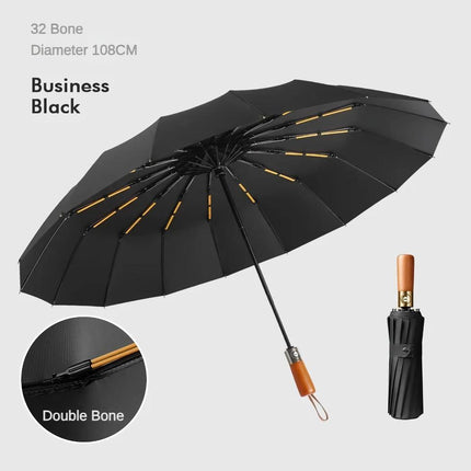 Deluxe 32-Bone Automatic Umbrella