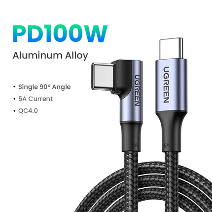 Cable de carga rápida USB C a USB tipo C de 100 W