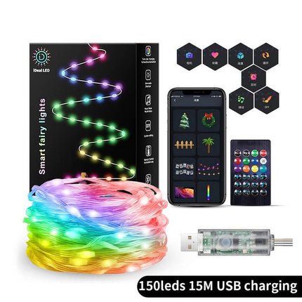 Smart LED Fairy String Lights - USB, Waterproof, Multi-Mode - Wnkrs