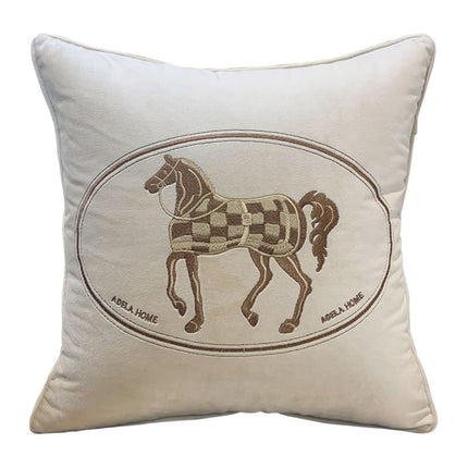 Fashion Simple Hot Stamping Embroidery Cushion Pillowcase - Wnkrs