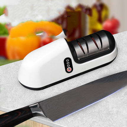 Professional Knife Sharpener Quick Professional 3 Stages Sharpener Knife Sharpening Tools For Flat Knives and Straight Knife - Wnkrs