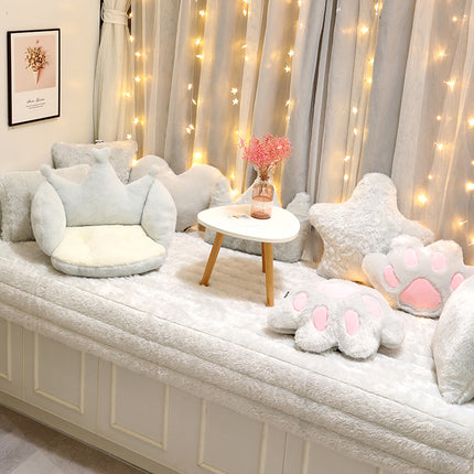 Imitation Rabbit Plush Floor Lazy Mat - Wnkrs