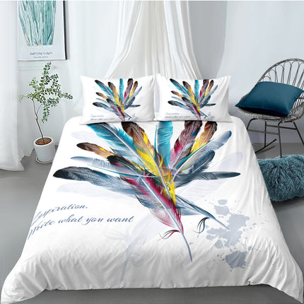 Digital Printing Quilt Cover Three-piece Foreign Trade Dream Catcher Series - Wnkrs