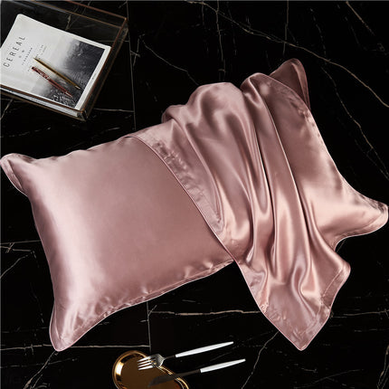 Single Side Silk Silk Pillowcase Splicing Small Side Envelope Pillowcase - Wnkrs